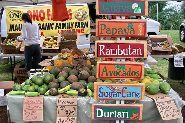 Maui fruit stand